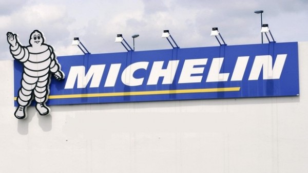 An employee of French tyre maker Micheli